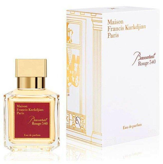 3. Kurkdjian, Baccarat Rouge 540 fenomenlerin kullandığı parfüm.