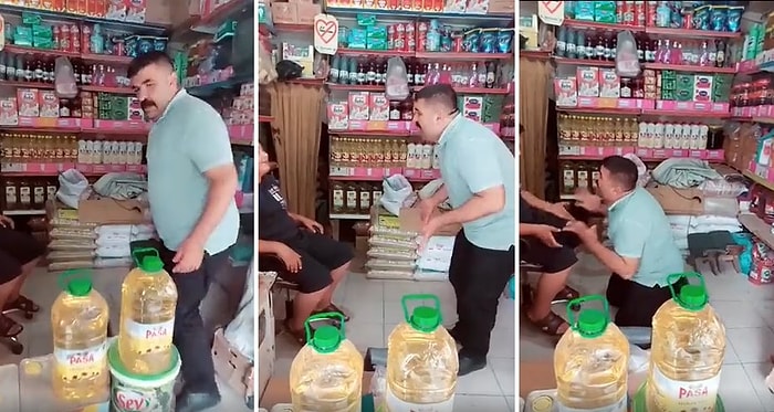 İzahı Olmayan Şeyin Mizahı Olur: Yağa Zam Gelmediği İçin Sevinçten Havalara Uçan Adamın Mizahi Videosu