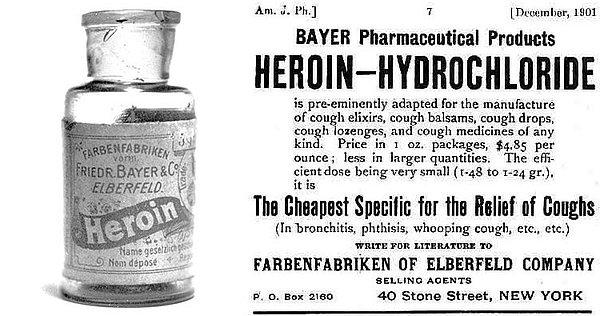 3. Dünyanın en tehlikeli uyuşturucularından biri olan eroin, bir zamanlar pazarlanabilir bir ilaçtı. Özellikle öksürük ve baş ağrısına iyi geldiği söyleniyordu!