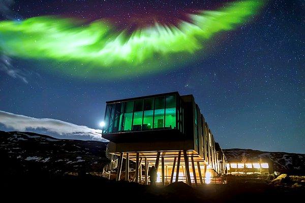 12. Kuzey ışıklarının altında büyüleyici bir bar: Northern Lights Bar