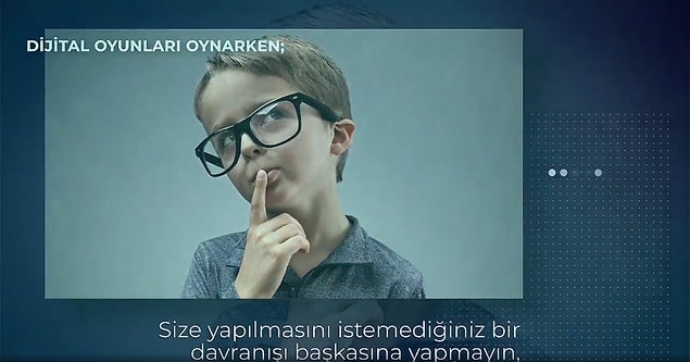 Siber zorbalık konusu da videoda es geçilmemiş bir başka konu başlığı.