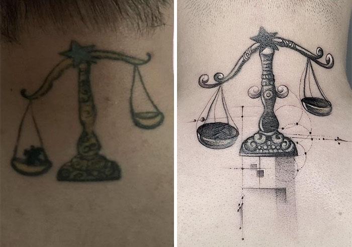 30 удивительных примеров того, как мастера тату придают лоск старым и скучным татуировкам