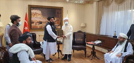 Diyanet İşleri Başkanı Ali Erbaş, Taliban Heyetini Ağırladı