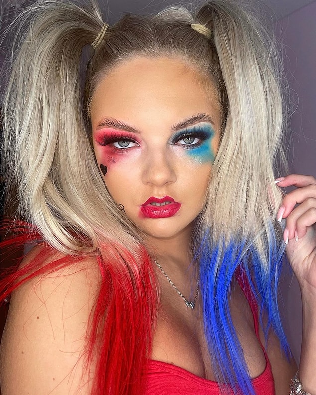 5. Harley Quinn makyajı hala çok popüler bizden söylemesi!
