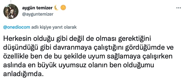 6. Bu şey değil mi 'Elalem ne der?' ve 'Beni seveler mi?' endişesi...