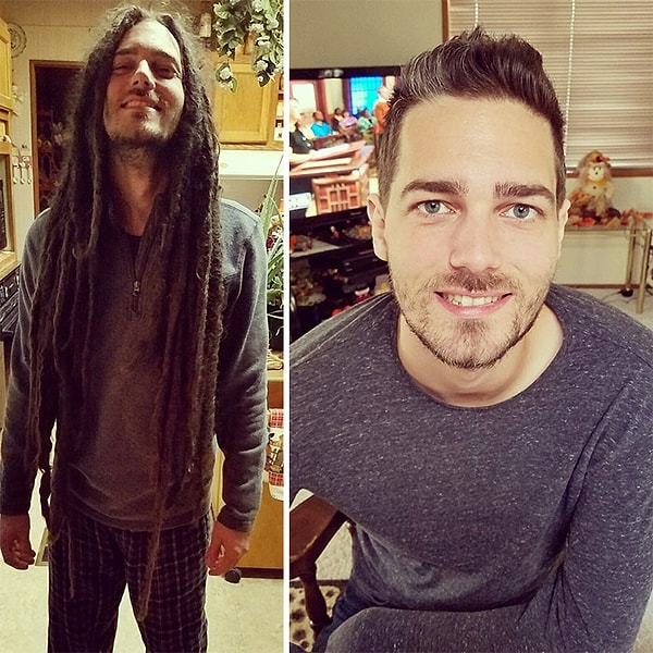 20. На следующий день после того, как я отстриг дреды, которые носил 11 лет