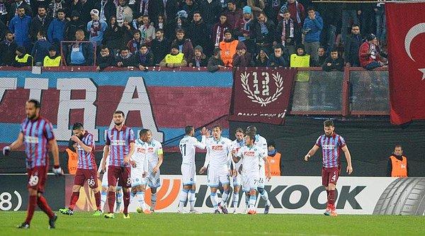 2. 19 Şubat 2015: Trabzonspor 0-4 Napoli