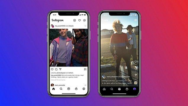 Collabs özelliğini bu hafta yayınlayacak olan Instagram, ana sayfa gönderisi ve Reels videosu paylaşımlarında iş birliği isteği getirecek.