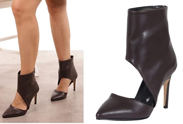 10. Dekolteli bootie farklı ve şık bir model...