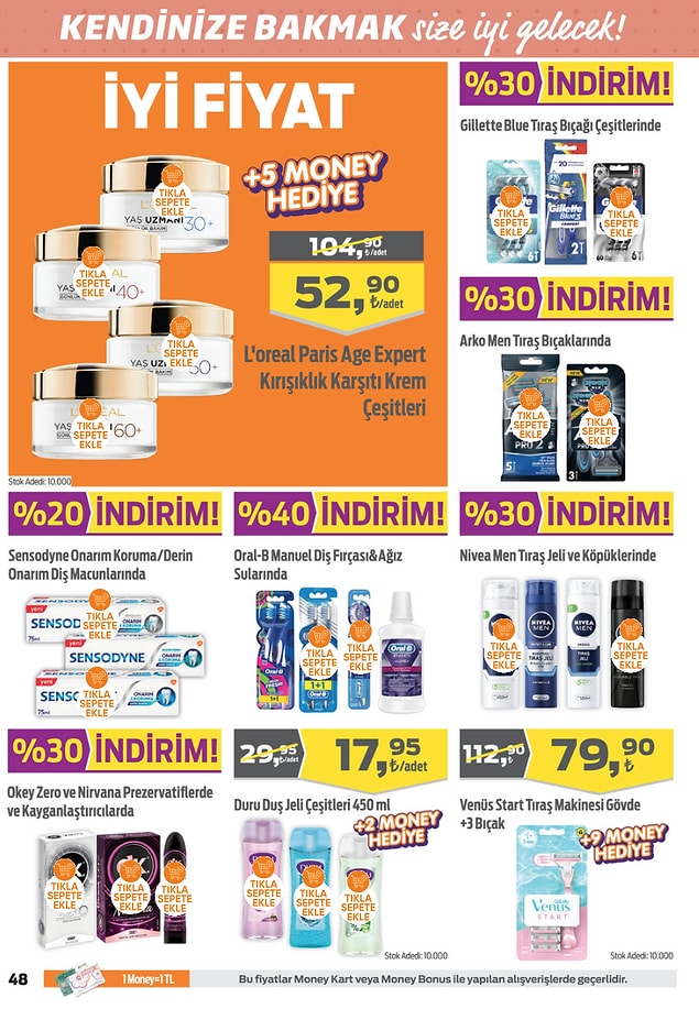 Nivea Men Traş Jeli ve Köpükleri %30 indirimli.