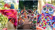 Birçok İnsanın Katılımı ile 3 Ton Plastik Atığı Rengarenk Tasarımlar ile Görsel Bir Şölene Dönüştüren Adam