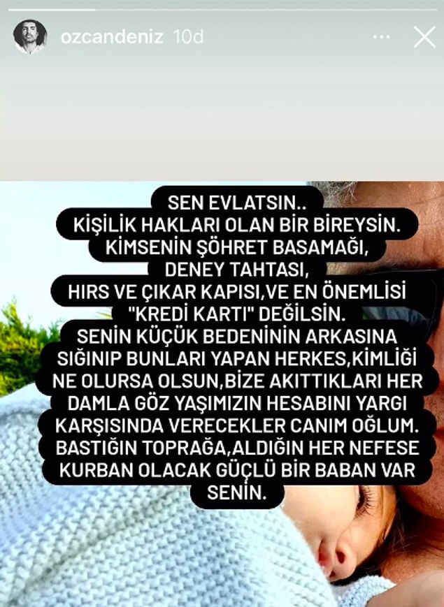 Görüntülerin ardından ünlü isim sosyal medya hesabı üzerinden bir paylaşımda bulundu:👇
