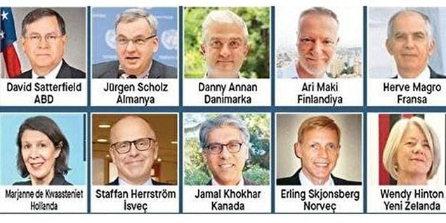 10 Büyükelçi Hangi Ülkelerin?