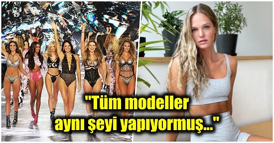 Kandırıldık! Victoria's Secret Modellerinin Nasıl Bu Kadar Zayıf Kaldığını Öğrenince Ağzınız Açık Kalacak