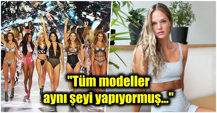 Kandırıldık! Victoria's Secret Modellerinin Nasıl Bu Kadar Zayıf Kaldığını Öğrenince Ağzınız Açık Kalacak