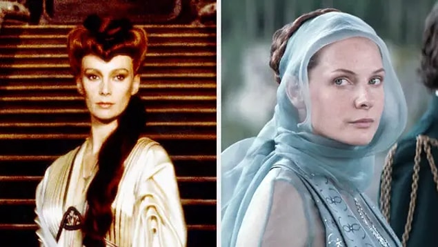 3. Lady Jessica karakteri, filmin 1984 versiyonunda Francesca Annis tarafından, 2021 versiyonunda ise Rebecca Ferguson tarafından canlandırılmış.