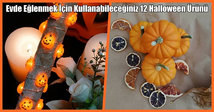 Evde Eğlenmek İçin Kullanabileceğiniz 12 Halloween Ürünü