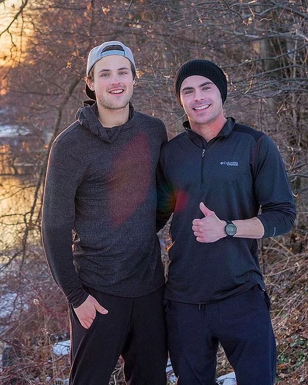 21. Zack Efron ve kardeşi Dylan Efron