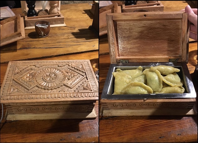 38. "Kutuda mantı."