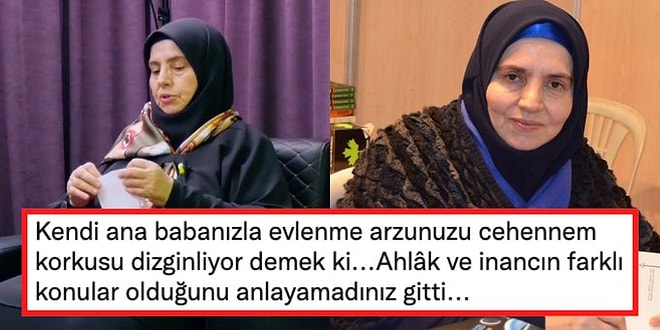 'Ateist ve Deistler Kendi Anne/Babalarıyla Evlenebilir.' Diyen AKP'li Yazar Emine Şenlikoğlu Gündemde