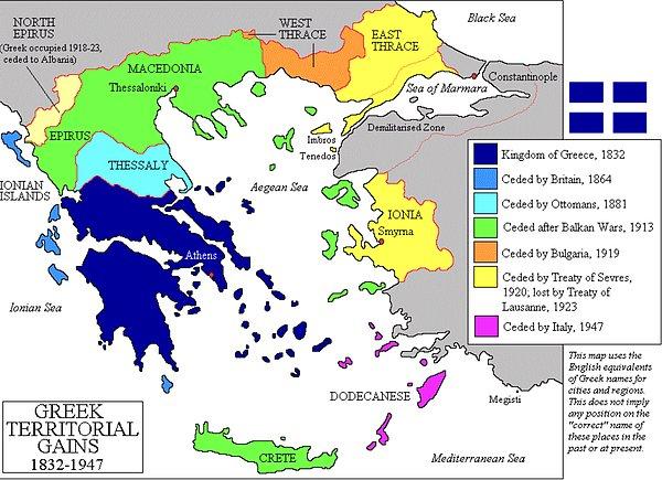 1922 yılı Mart ortalarına gelindiğinde ise Amyna, İyonya Devleti'ni desteklerken İngiltere yalnızca İzmir'de özerk bir bölge ister. Yunanistan ise "askeri yönetim" yanlısıdır.