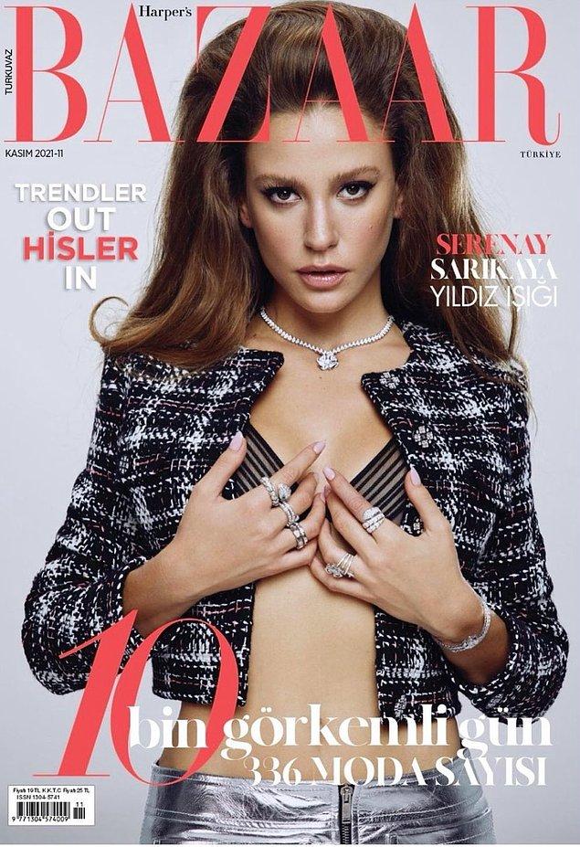 Bugün kendisi Harper’s Bazaar Türkiye’nin Kasım ayı kapağındaki pozlarını paylaştı bizlerle!