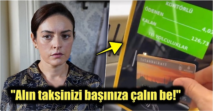 İstanbul’da Hepimiz Gibi Taksi Bulmakta Zorlanan Ezgi Mola Belediye Otobüsüne Binerek İsyan Etti!