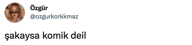 Maalesef şaka değil...