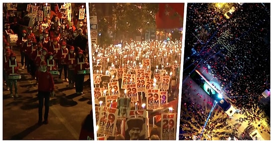 Bağdat Caddesi'ndeki 29 Ekim Cumhuriyet Bayramı Kutlamalarından Tüylerimizi Diken Diken Edecek Anlar!