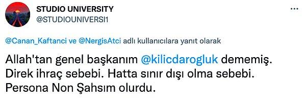 AKP'li Hülya Atçı Nergis de çok geçmeden paylaşımını sildi.