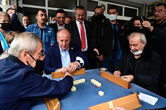 Okey Masasına Oturup Kaybeden Muharrem İnce: 'Kumarda Kaybeden Siyasette Kazanır'