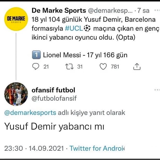 2. Onlara göre yabancı olmuyor mu?