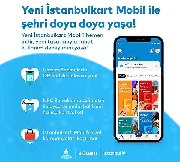 Fırsatları her zaman takip eder, Yeni İstanbulkart Mobil ile şehri doya doya yaşarsın!