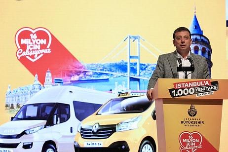 İmamoğlu, İstanbul'a 1.000 Yeni Taksi Programında Konuştu: 'Asla Vazgeçmeyeceğim'