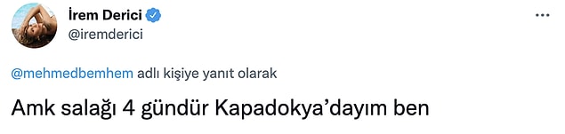 İrem Derici de durur mu? Vermiş cevabını: