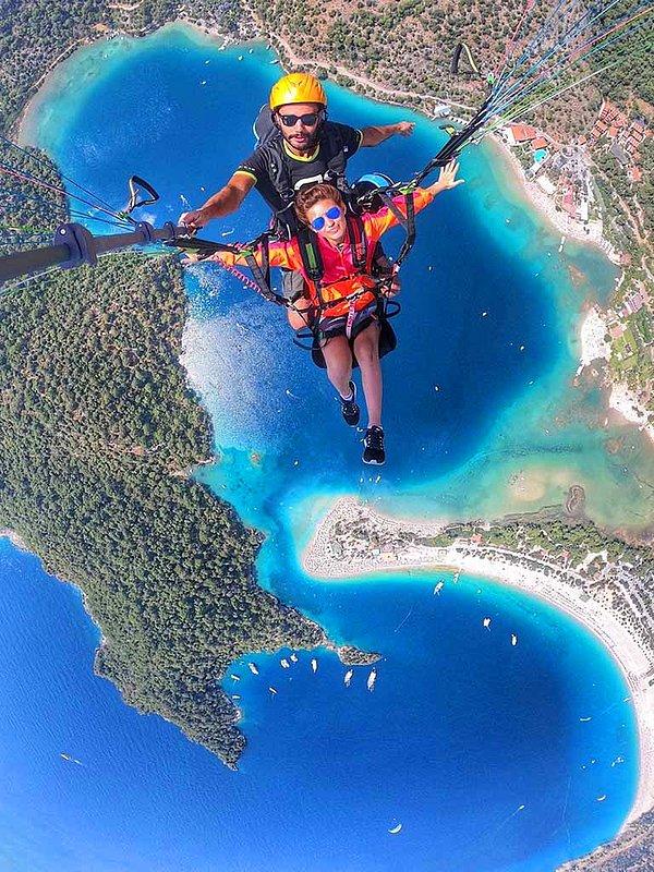 Dünya'nın en iyi yamaç paraşütü merkezlerinden biri: Babadağ, Fethiye