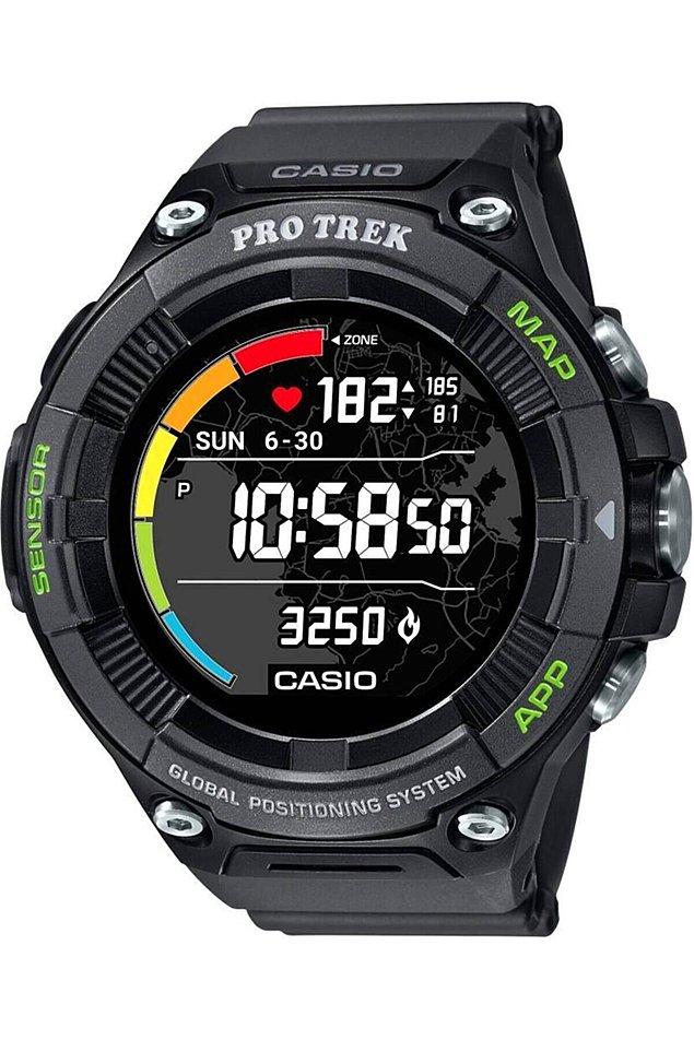 11. Casio Pro-trek Smart akıllı erkek kol saati eşinize harika bir hediye olabilir! 🥰