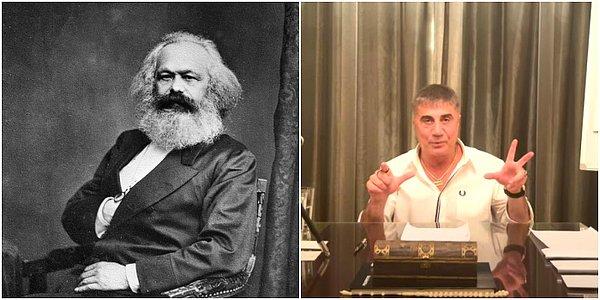 Karl Marx ve Sedat Peker listede...