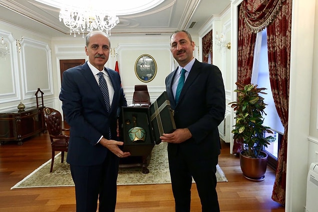 Numan Kurtulmuş ve Abdülhamit Gül