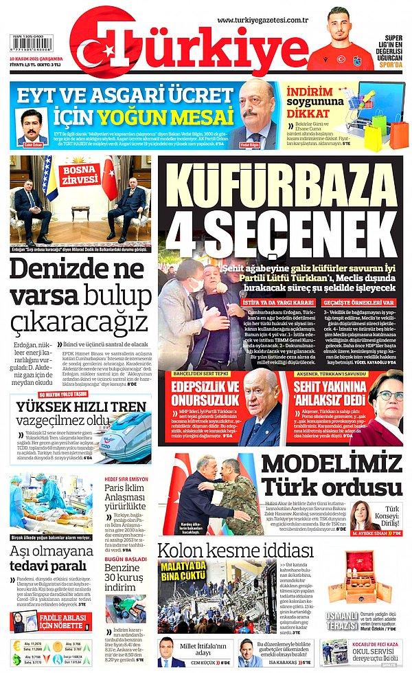 Çamlı'nın dışında da bazı gazeteler Atatürk'e 83. ölüm yıl dönümünde manşetlerinde ve ilk sayfalarında yer vermedi. O gazeteler şu şekilde; Türkiye