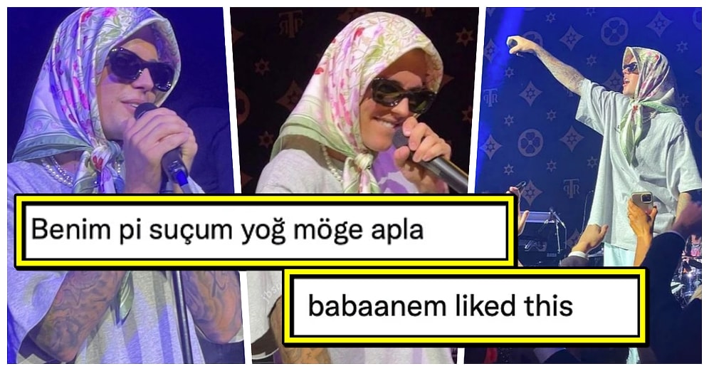 Başörtülü ve Gözlüklü Halde Sahneye Çıkan Justin Bieber Tarzıyla Sosyal Medyayı Salladı!
