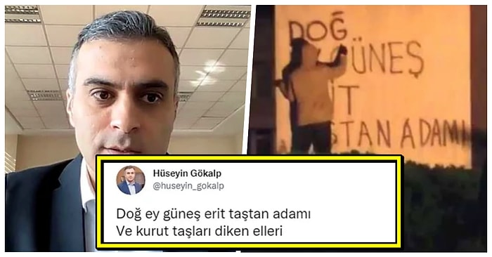 Öğretim Üyesi Hüseyin Gökalp'in 10 Kasım İçin 'Doğ Güneş Erit Taştan Adamı' Paylaşımı Sosyal Medya Gündeminde!