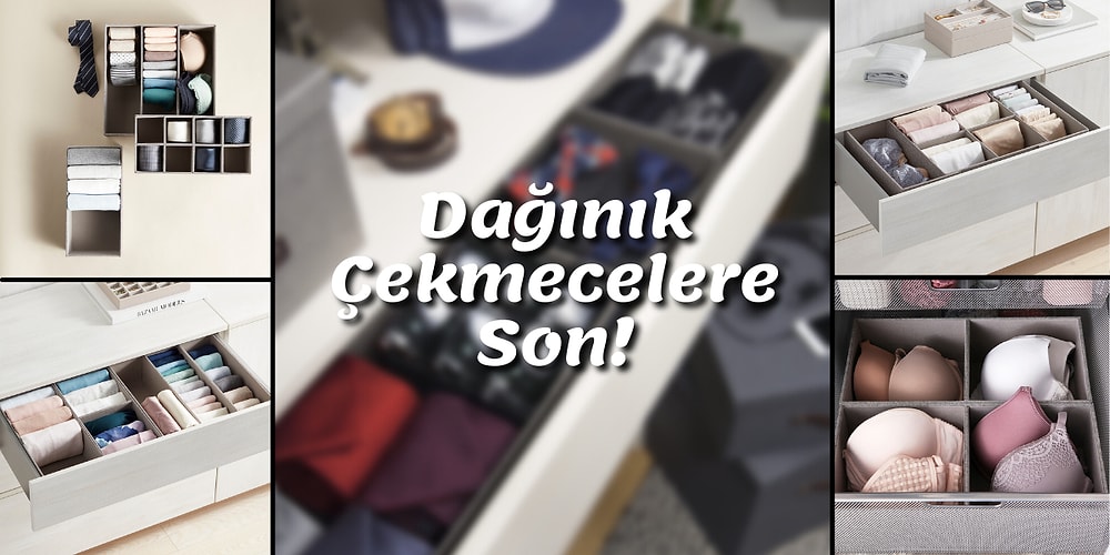 Düzen Sevenler Buraya! Birbirinden Kullanışlı Çekmece Düzenleyiciler