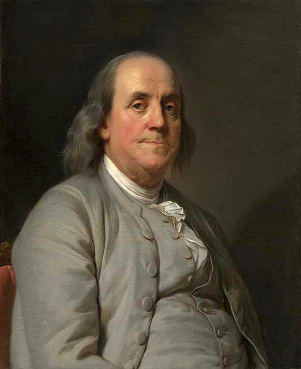 1. Benjamin Franklin 1762 yılında bastonunun içine gizli şekilde yaklaşık olarak yarım litre yağ koyardı...