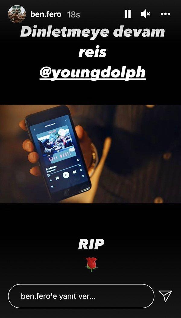 Nitekim, Young Dolph'un ani ölümü ardından onu anmayı da es geçmedi ünlü rapçi.