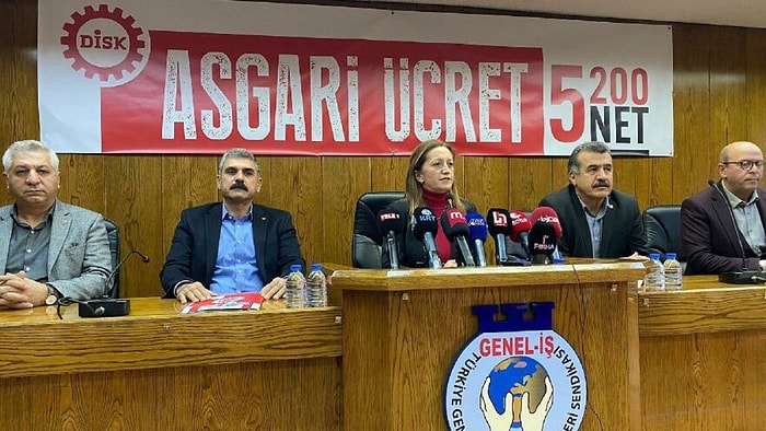 DİSK, Asgari Ücret Talebini Açıkladı