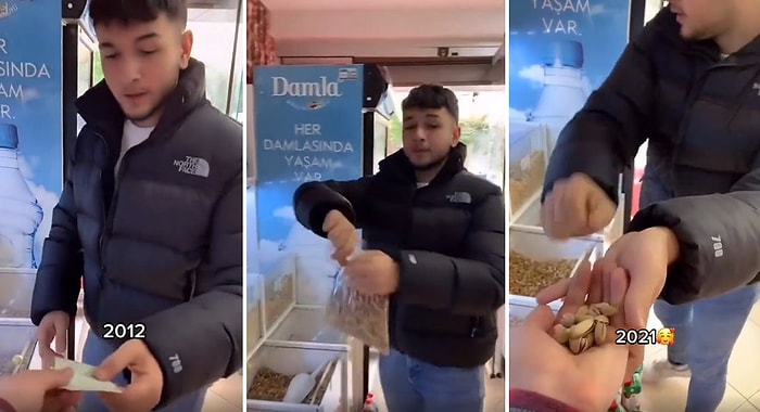 'Ben Hep 50 Liralık Alıyorum' Diyenleri Eleştirdiler:  2012'de vs. 2021'de 20 TL'ye Alınan Antep Fıstığı