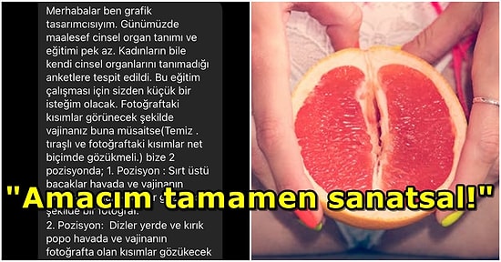 Vatana Millete Kadın Cinsel Organının Nasıl Göründüğü Tasvir Etmek İçin Nude İsteyen Grafik Tasarımcı