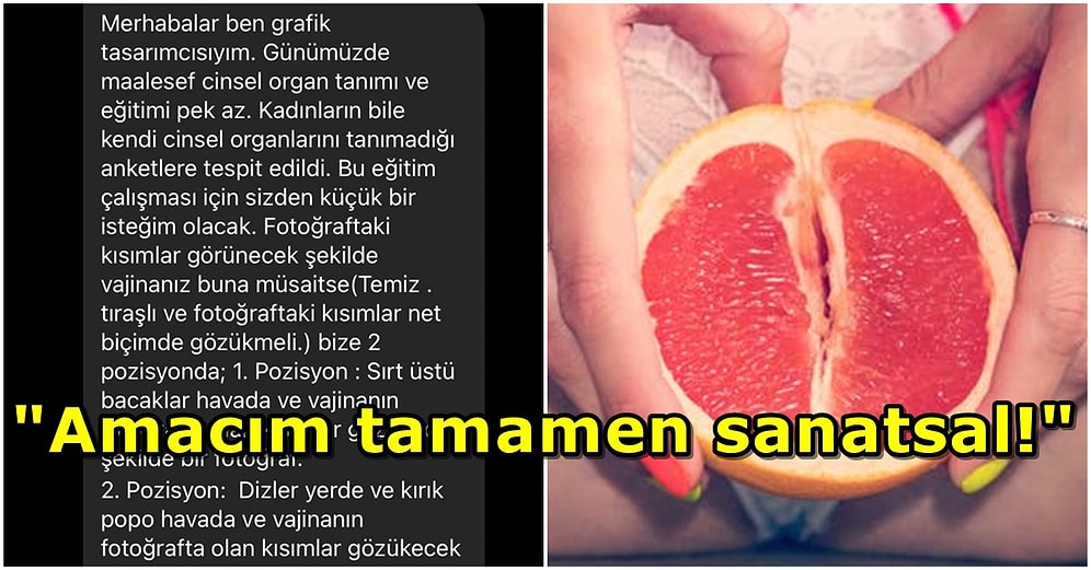 Vatana Millete Kadın Cinsel Organının Nasıl Göründüğü Tasvir Etmek İçin Nude İsteyen Grafik Tasarımcı