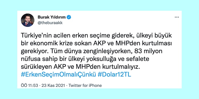 Ekonomide Kara Salı'nın Ardından Sosyal Medyada Yankılanan Erken Seçim Çağrıları